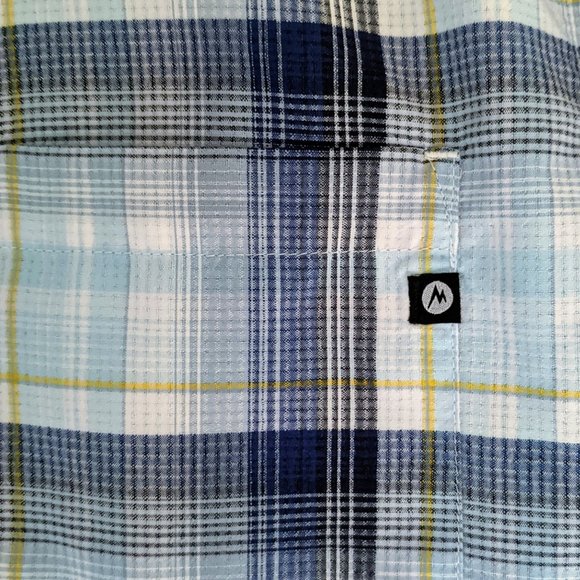 Marmot Men's Plaid Button-Down Shirt - Picture 7 of 9